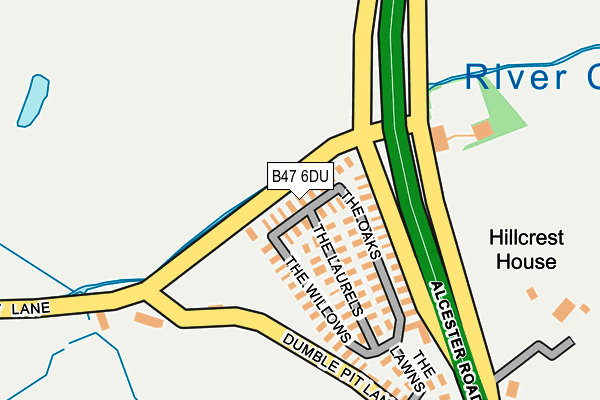 B47 6DU map - OS OpenMap – Local (Ordnance Survey) B47 6DU map - OS OpenMap – Local (Ordnance Survey)