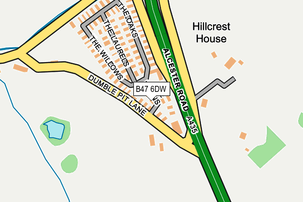 B47 6DW map - OS OpenMap – Local (Ordnance Survey) B47 6DW map - OS OpenMap – Local (Ordnance Survey)