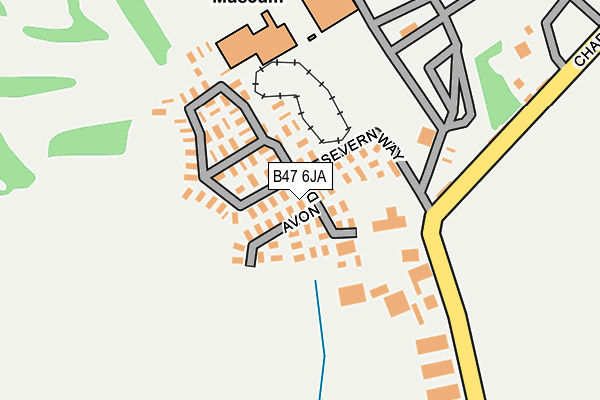 B47 6JA map - OS OpenMap – Local (Ordnance Survey) B47 6JA map - OS OpenMap – Local (Ordnance Survey)