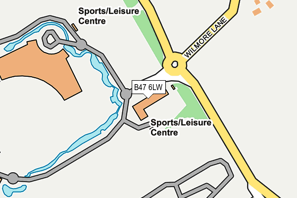 B47 6LW map - OS OpenMap – Local (Ordnance Survey) B47 6LW map - OS OpenMap – Local (Ordnance Survey)