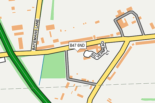 B47 6ND map - OS OpenMap – Local (Ordnance Survey) B47 6ND map - OS OpenMap – Local (Ordnance Survey)