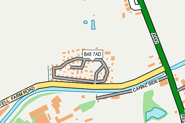 B48 7AD map - OS OpenMap – Local (Ordnance Survey) B48 7AD map - OS OpenMap – Local (Ordnance Survey)