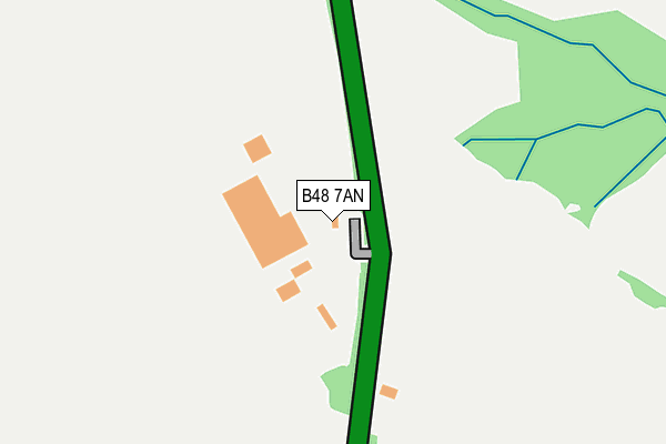 B48 7AN map - OS OpenMap – Local (Ordnance Survey) B48 7AN map - OS OpenMap – Local (Ordnance Survey)