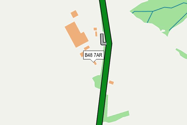 B48 7AR map - OS OpenMap – Local (Ordnance Survey) B48 7AR map - OS OpenMap – Local (Ordnance Survey)
