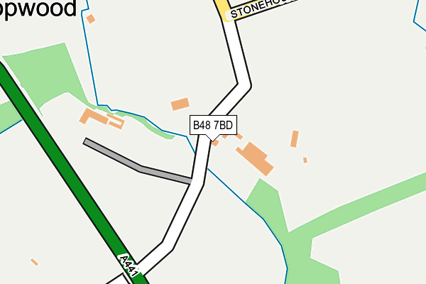 B48 7BD map - OS OpenMap – Local (Ordnance Survey) B48 7BD map - OS OpenMap – Local (Ordnance Survey)