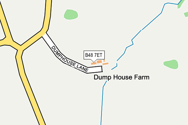 B48 7ET map - OS OpenMap – Local (Ordnance Survey) B48 7ET map - OS OpenMap – Local (Ordnance Survey)