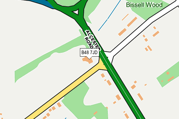 B48 7JD map - OS OpenMap – Local (Ordnance Survey) B48 7JD map - OS OpenMap – Local (Ordnance Survey)