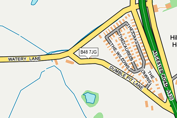 B48 7JG map - OS OpenMap – Local (Ordnance Survey) B48 7JG map - OS OpenMap – Local (Ordnance Survey)
