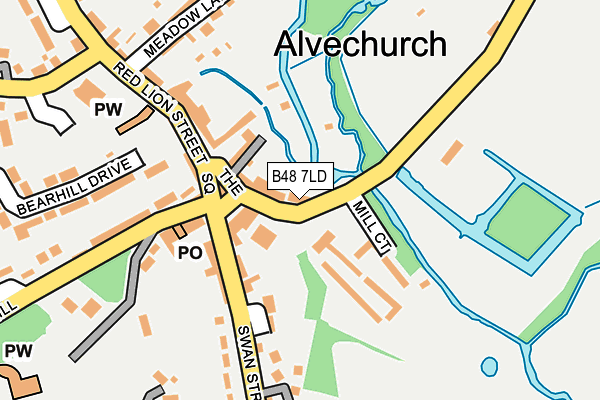 B48 7LD map - OS OpenMap – Local (Ordnance Survey) B48 7LD map - OS OpenMap – Local (Ordnance Survey)