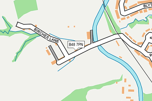 B48 7PN map - OS OpenMap – Local (Ordnance Survey) B48 7PN map - OS OpenMap – Local (Ordnance Survey)