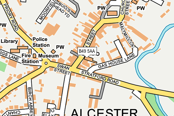 B49 5AA map - OS OpenMap – Local (Ordnance Survey) B49 5AA map - OS OpenMap – Local (Ordnance Survey)