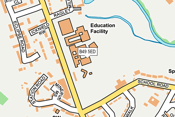 B49 5ED map - OS OpenMap – Local (Ordnance Survey) B49 5ED map - OS OpenMap – Local (Ordnance Survey)