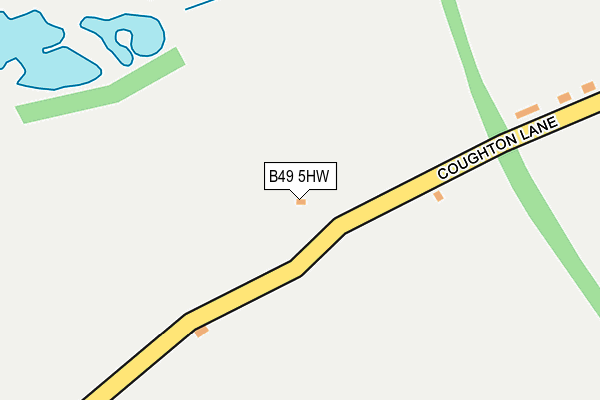 B49 5HW map - OS OpenMap – Local (Ordnance Survey) B49 5HW map - OS OpenMap – Local (Ordnance Survey)