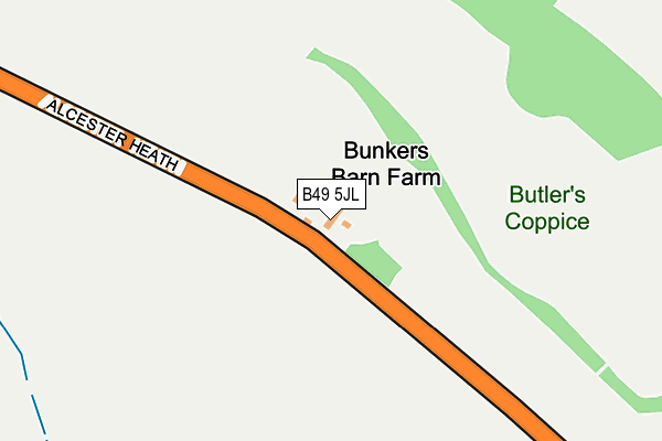 B49 5JL map - OS OpenMap – Local (Ordnance Survey) B49 5JL map - OS OpenMap – Local (Ordnance Survey)