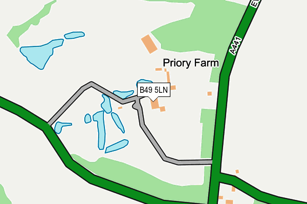 B49 5LN map - OS OpenMap – Local (Ordnance Survey) B49 5LN map - OS OpenMap – Local (Ordnance Survey)