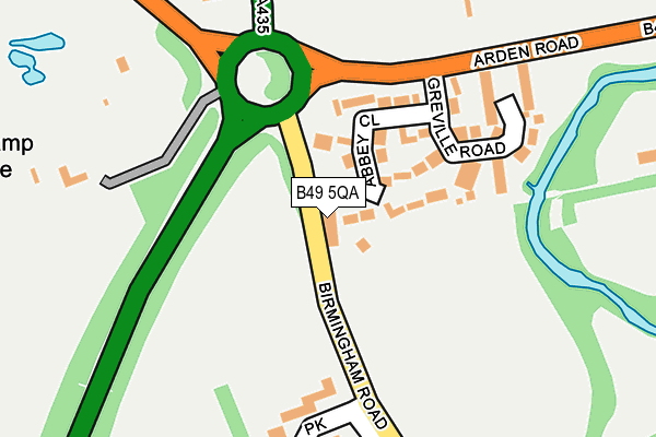 B49 5QA map - OS OpenMap – Local (Ordnance Survey) B49 5QA map - OS OpenMap – Local (Ordnance Survey)