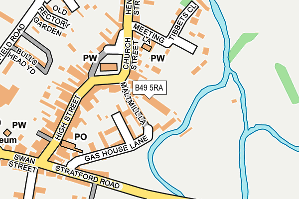 B49 5RA map - OS OpenMap – Local (Ordnance Survey) B49 5RA map - OS OpenMap – Local (Ordnance Survey)