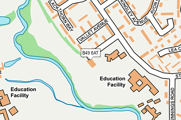 B49 6AT map - OS OpenMap – Local (Ordnance Survey) B49 6AT map - OS OpenMap – Local (Ordnance Survey)
