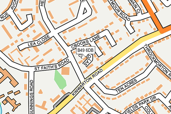 B49 6DB map - OS OpenMap – Local (Ordnance Survey) B49 6DB map - OS OpenMap – Local (Ordnance Survey)