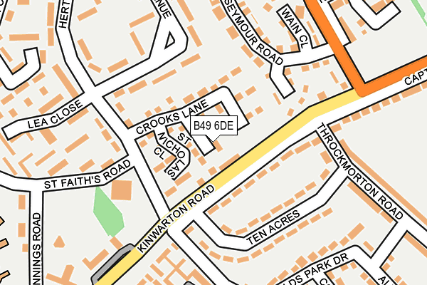 B49 6DE map - OS OpenMap – Local (Ordnance Survey) B49 6DE map - OS OpenMap – Local (Ordnance Survey)