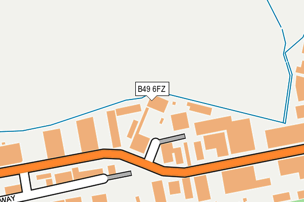 B49 6FZ map - OS OpenMap – Local (Ordnance Survey) B49 6FZ map - OS OpenMap – Local (Ordnance Survey)