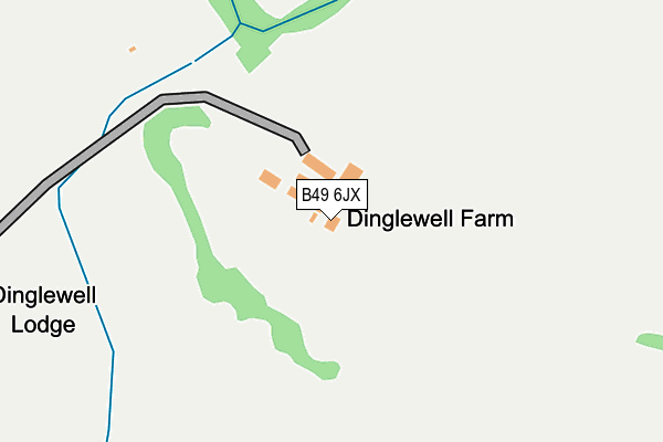 B49 6JX map - OS OpenMap – Local (Ordnance Survey) B49 6JX map - OS OpenMap – Local (Ordnance Survey)