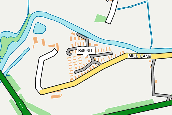 B49 6LL map - OS OpenMap – Local (Ordnance Survey) B49 6LL map - OS OpenMap – Local (Ordnance Survey)