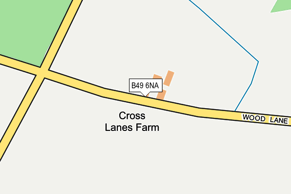 B49 6NA map - OS OpenMap – Local (Ordnance Survey) B49 6NA map - OS OpenMap – Local (Ordnance Survey)