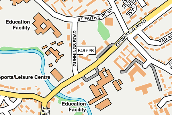 B49 6PB map - OS OpenMap – Local (Ordnance Survey) B49 6PB map - OS OpenMap – Local (Ordnance Survey)