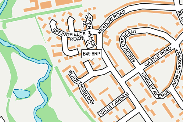 B49 6RP map - OS OpenMap – Local (Ordnance Survey) B49 6RP map - OS OpenMap – Local (Ordnance Survey)