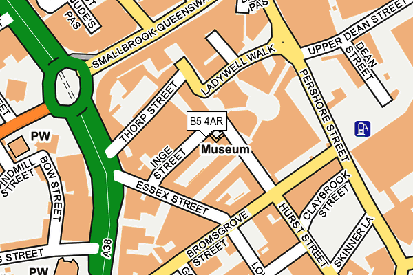 B5 4AR map - OS OpenMap – Local (Ordnance Survey) B5 4AR map - OS OpenMap – Local (Ordnance Survey)
