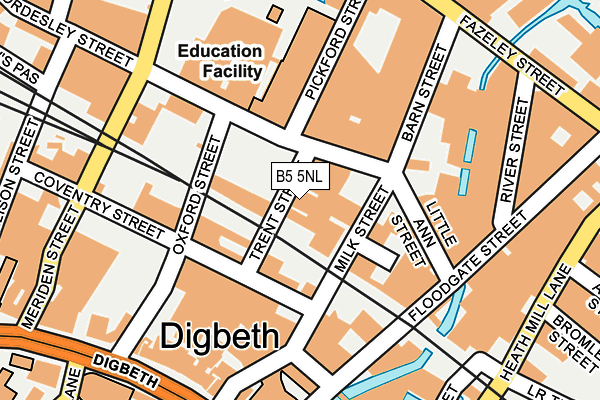 B5 5NL map - OS OpenMap – Local (Ordnance Survey) B5 5NL map - OS OpenMap – Local (Ordnance Survey)