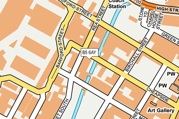 B5 6AY map - OS OpenMap – Local (Ordnance Survey) B5 6AY map - OS OpenMap – Local (Ordnance Survey)
