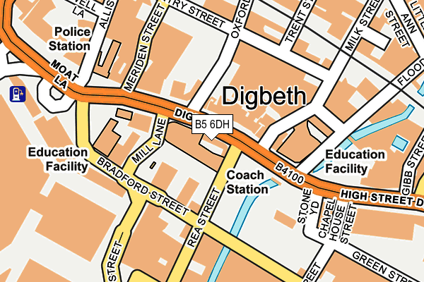 B5 6DH map - OS OpenMap – Local (Ordnance Survey) B5 6DH map - OS OpenMap – Local (Ordnance Survey)