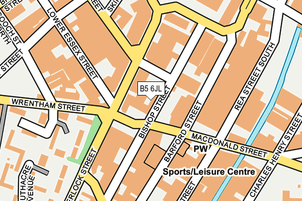 B5 6JL map - OS OpenMap – Local (Ordnance Survey) B5 6JL map - OS OpenMap – Local (Ordnance Survey)