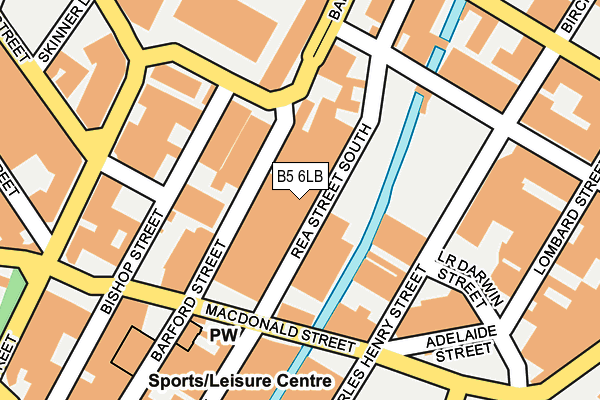 B5 6LB map - OS OpenMap – Local (Ordnance Survey) B5 6LB map - OS OpenMap – Local (Ordnance Survey)