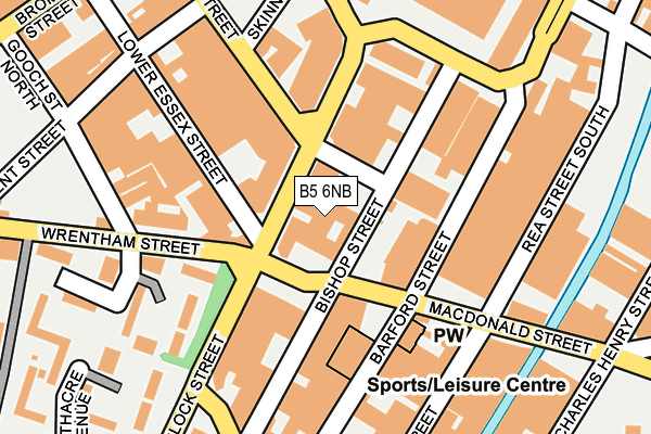 B5 6NB map - OS OpenMap – Local (Ordnance Survey) B5 6NB map - OS OpenMap – Local (Ordnance Survey)