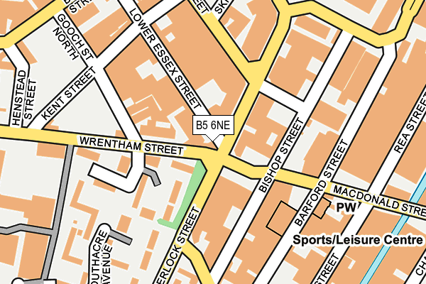 B5 6NE map - OS OpenMap – Local (Ordnance Survey) B5 6NE map - OS OpenMap – Local (Ordnance Survey)
