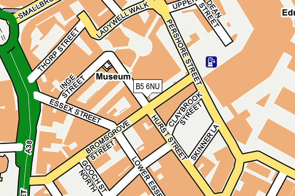 B5 6NU map - OS OpenMap – Local (Ordnance Survey) B5 6NU map - OS OpenMap – Local (Ordnance Survey)