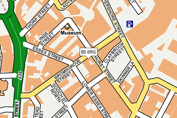 B5 6RG map - OS OpenMap – Local (Ordnance Survey) B5 6RG map - OS OpenMap – Local (Ordnance Survey)