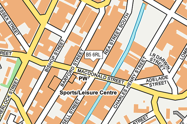 B5 6RL map - OS OpenMap – Local (Ordnance Survey) B5 6RL map - OS OpenMap – Local (Ordnance Survey)