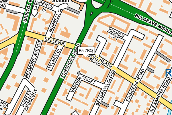 B5 7BQ map - OS OpenMap – Local (Ordnance Survey) B5 7BQ map - OS OpenMap – Local (Ordnance Survey)