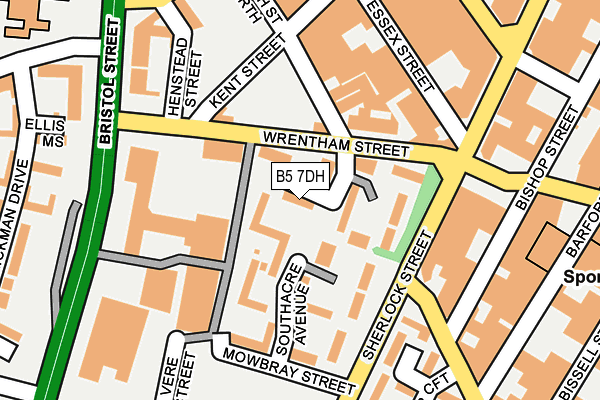 B5 7DH map - OS OpenMap – Local (Ordnance Survey) B5 7DH map - OS OpenMap – Local (Ordnance Survey)