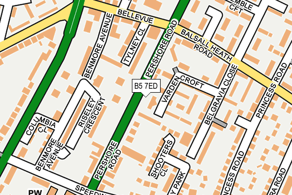 B5 7ED map - OS OpenMap – Local (Ordnance Survey) B5 7ED map - OS OpenMap – Local (Ordnance Survey)