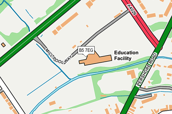 B5 7EG map - OS OpenMap – Local (Ordnance Survey) B5 7EG map - OS OpenMap – Local (Ordnance Survey)