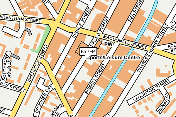 B5 7EP map - OS OpenMap – Local (Ordnance Survey) B5 7EP map - OS OpenMap – Local (Ordnance Survey)