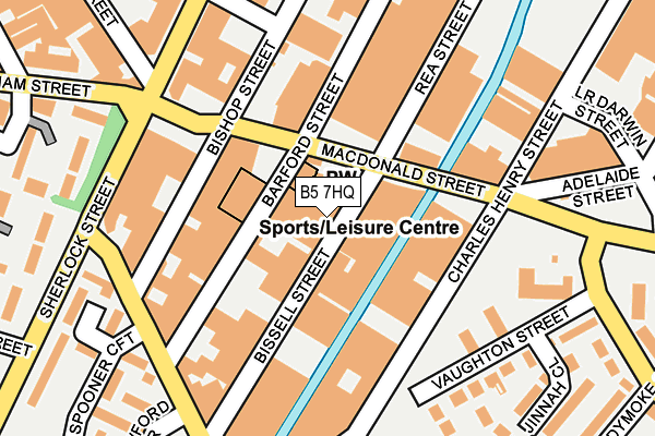B5 7HQ map - OS OpenMap – Local (Ordnance Survey) B5 7HQ map - OS OpenMap – Local (Ordnance Survey)