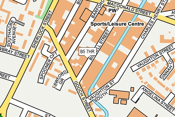 B5 7HR map - OS OpenMap – Local (Ordnance Survey) B5 7HR map - OS OpenMap – Local (Ordnance Survey)