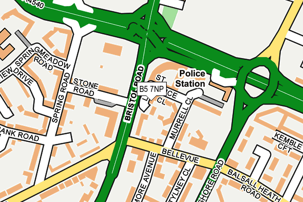 B5 7NP map - OS OpenMap – Local (Ordnance Survey) B5 7NP map - OS OpenMap – Local (Ordnance Survey)