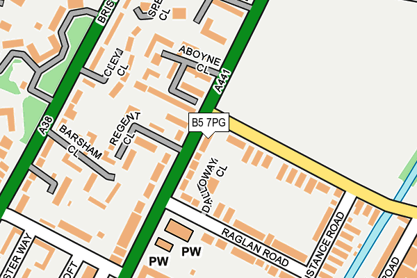 B5 7PG map - OS OpenMap – Local (Ordnance Survey) B5 7PG map - OS OpenMap – Local (Ordnance Survey)